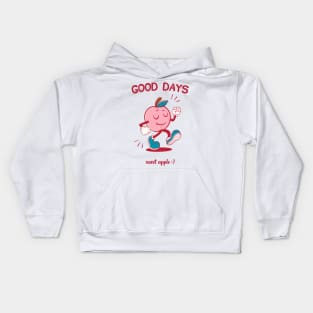 Good Days - sweet apple Kids Hoodie